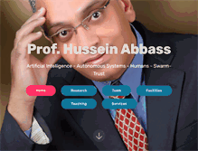 Tablet Screenshot of husseinabbass.net